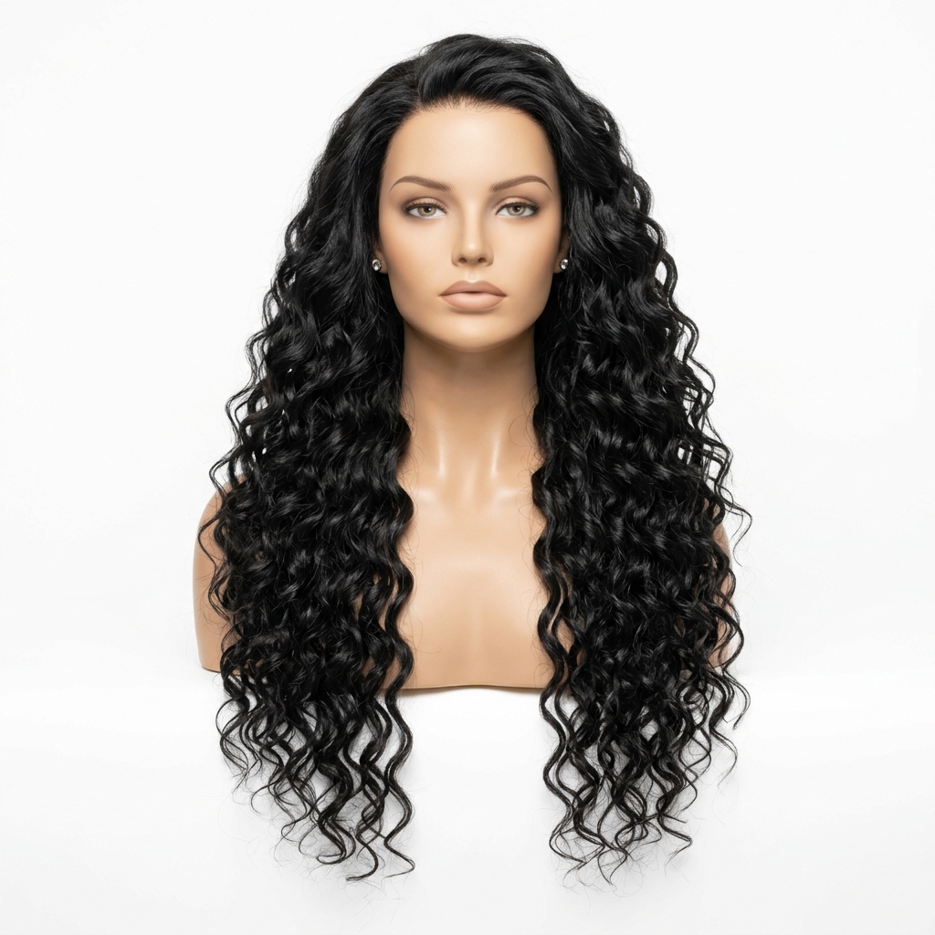 Raw Silk Waves & Crown Styling